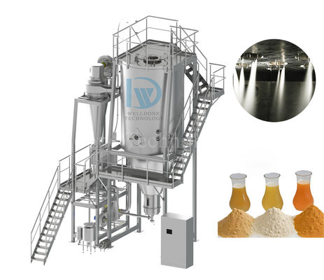 LPG 에너지 절약 산업 노즐 스프레이 건조 건조 기계/스프레이 건조 세척제 공장