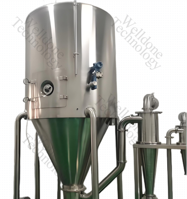 Food Level Customized Made Spray Dryer with 70% Drying Efficiency for Instant Coffee and Milk Powder