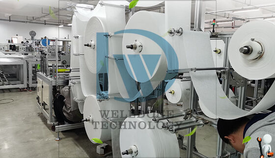 FFP3 FFP2 N95 마스크 몸체 제작 15.5kw 보조 장비