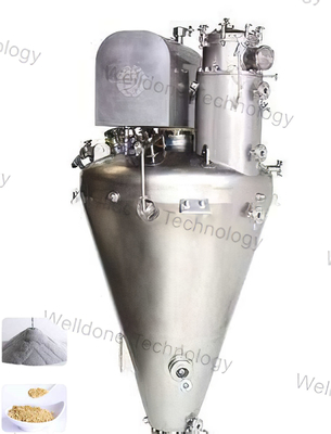 튼튼한 원뿔 모양 진공 Agitated 건조기 간단한 구조 1. 5 - 55KW